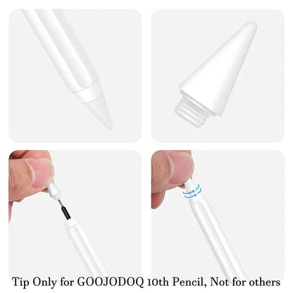 10th & 30th GO30 Pencil Nib Tips for GOOJODOQ – Compatible with Apple Pencil 1 & 2, iPad 2018-2023 with Palm Rejection