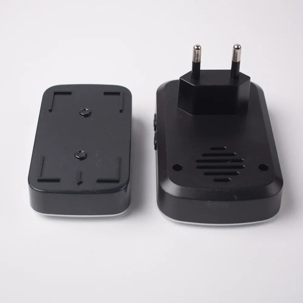 Waterproof Wireless Doorbell — AC 100V-240V EU Plug, Smart Remote Control, Battery Included, Plug & Play