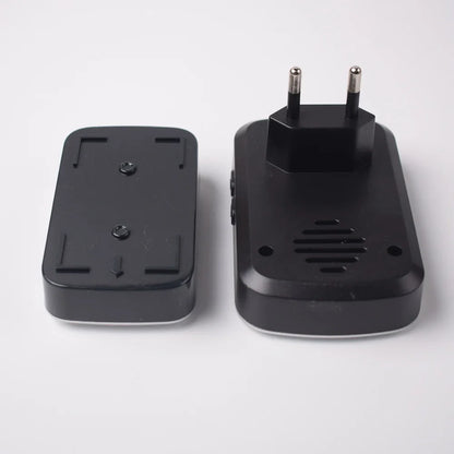 Waterproof Wireless Doorbell — AC 100V-240V EU Plug, Smart Remote Control, Battery Included, Plug & Play