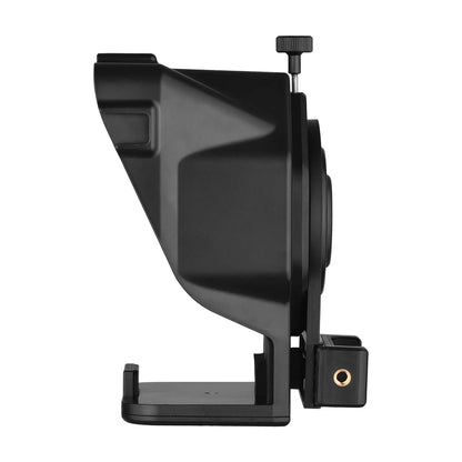 Andoer Portable Smartphone Teleprompter – with Phone Holder & Remote Control for Video Recording, Live Streaming, Interviews