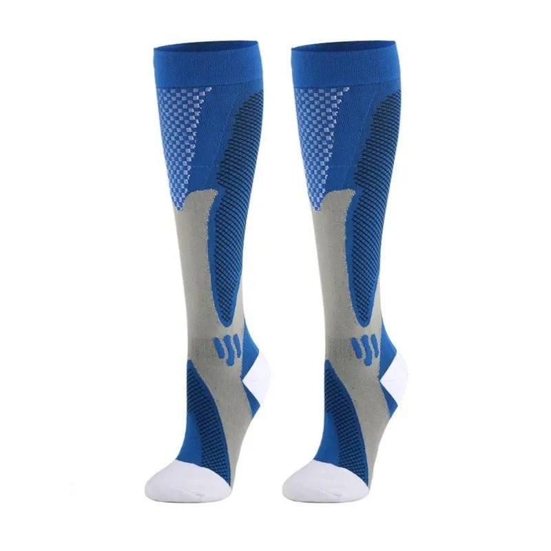 Compression Socks for Varicose Veins, Diabetics, and Sports – Nursing, Cycling, Running, Hiking Gift for Men