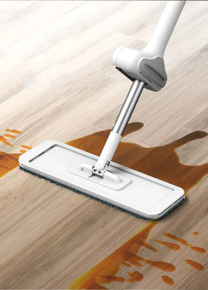 Mmagic 360° Rotation Spin Mop | Flat Mop Cleaner with Bucket for Easy Floor & Home Cleaning | Wash & Dry Mop System