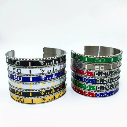 New Stainless Steel Digital Display Bracelet — Fashion Jewelry for Men & Women