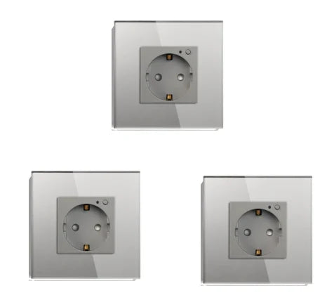 Bseed Smart WiFi Socket – EU Standard Intelligent Outlet, Compatible with Tuya App, Google & Alexa, Timer Function Home Improvement Plug