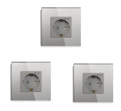 Bseed Smart WiFi Socket – EU Standard Intelligent Outlet, Compatible with Tuya App, Google & Alexa, Timer Function Home Improvement Plug