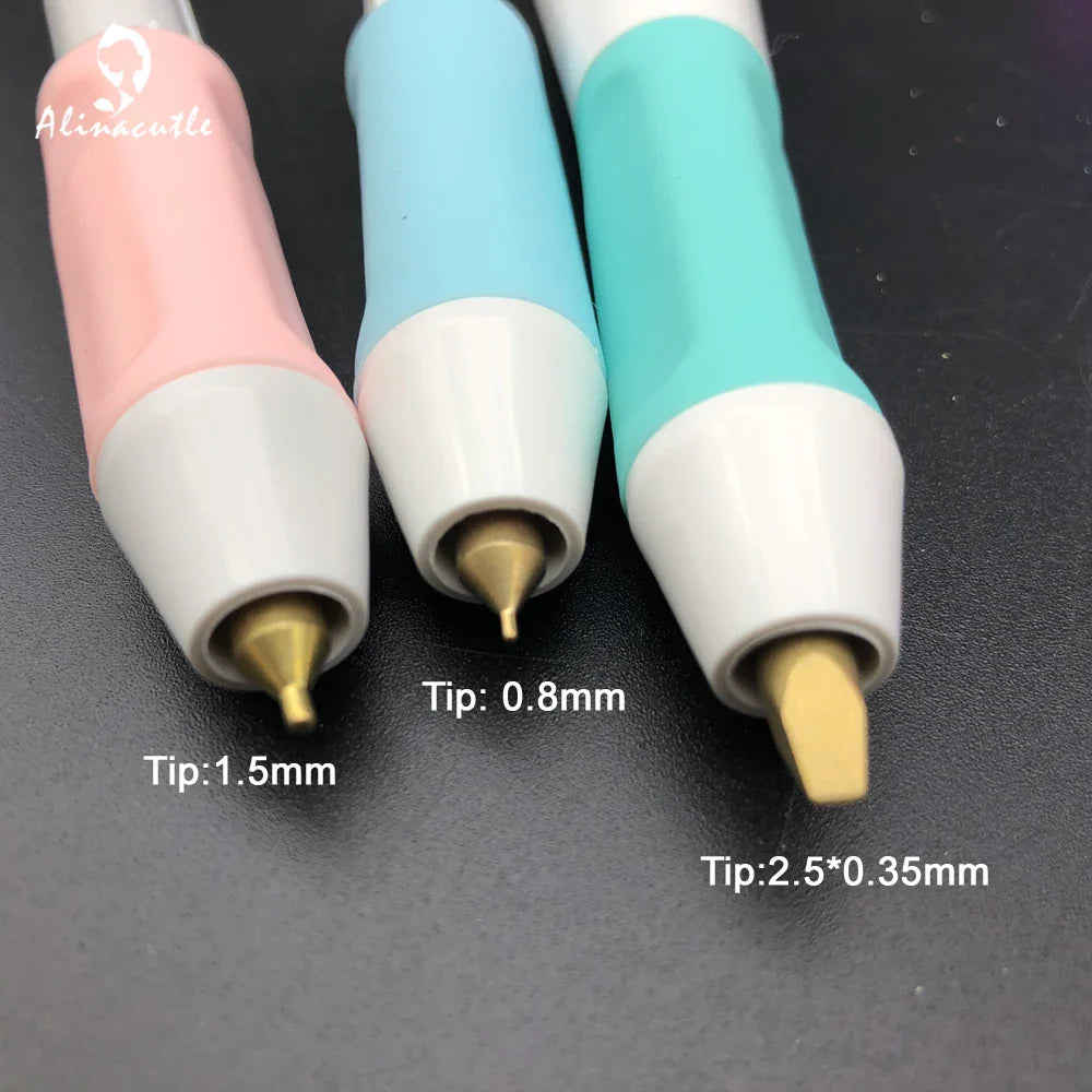 Heated Electric Foil Pen – Hot Foil Quill Tool Kit for Scrapbook & Handmade Craft Foiling