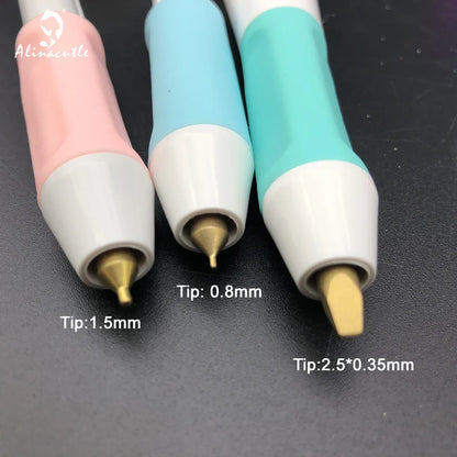 Heated Electric Foil Pen – Hot Foil Quill Tool Kit for Scrapbook & Handmade Craft Foiling