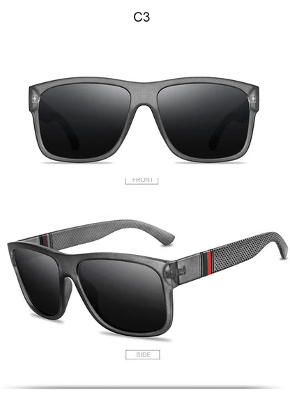 2024 Luxury Polarized Sunglasses for Men — High-End Square UV400 Driving Eyewear & Fashion Travel Sun Glasses