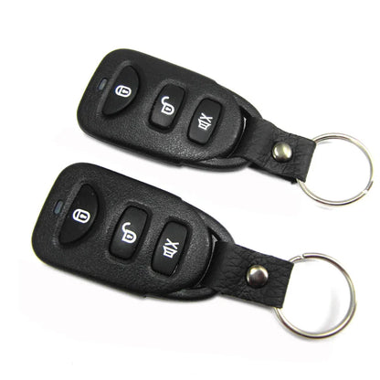 Universal 12V Car Alarm System – Anti-Theft Security Protection with 2 Remote Controls Auto Burglar Protection System