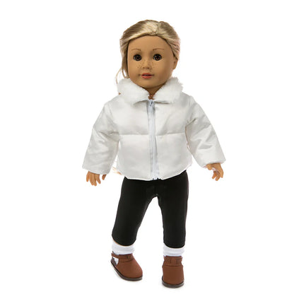 18-Inch American Doll Clothes Set — 43CM Reborn Baby Doll Outfit for Nenuco, Our Generation Dolls, DIY Toys Gift for Girls