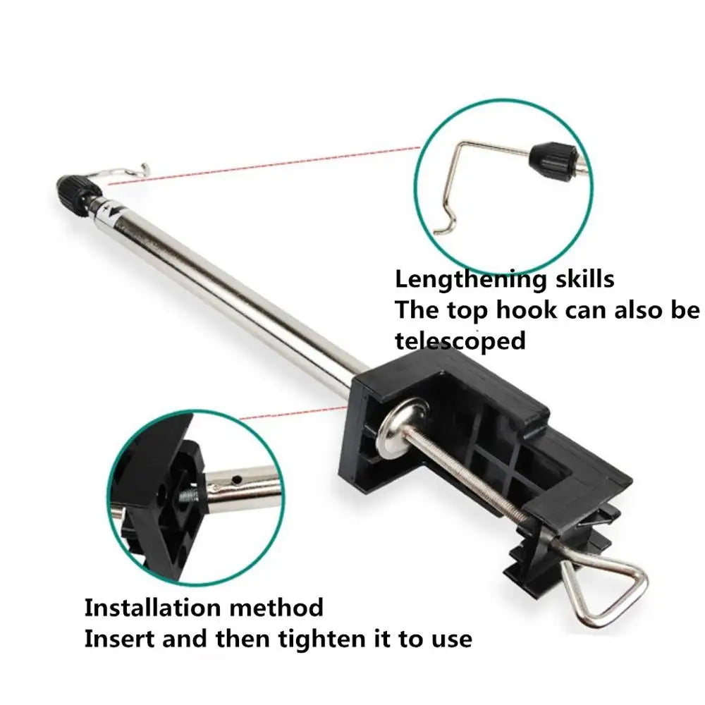 NEWONE Clamp-On Flex Shaft Rotary Grinder Stand – Holder & Hanger for Dremel Tools Accessories