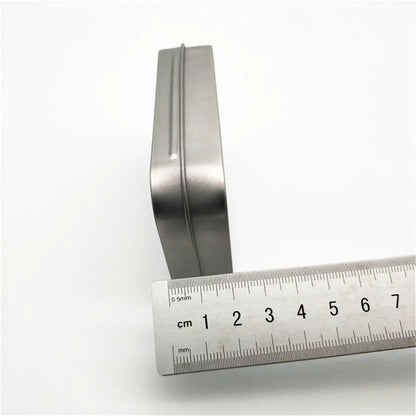 Square Silver Tin Storage Boxes – Small Metal Box for Jewelry, Keys, Coins & Wedding Candy