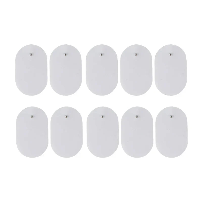 10/20Pcs 3.5mm Plug Gel Electrode Pads: Nerve Muscle Stimulator TENS Acupuncture Pulse Electric Massager Slimming Massager