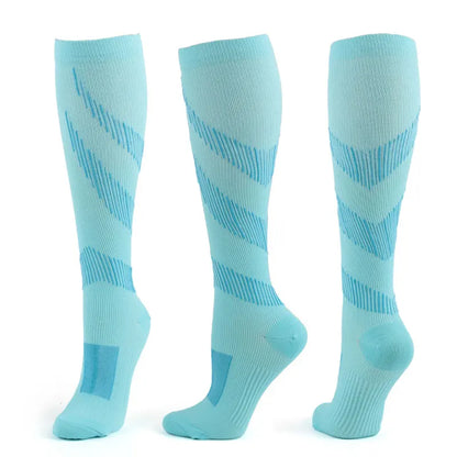 Compression Socks for Varicose Veins, Diabetics, and Sports – Nursing, Cycling, Running, Hiking Gift for Men