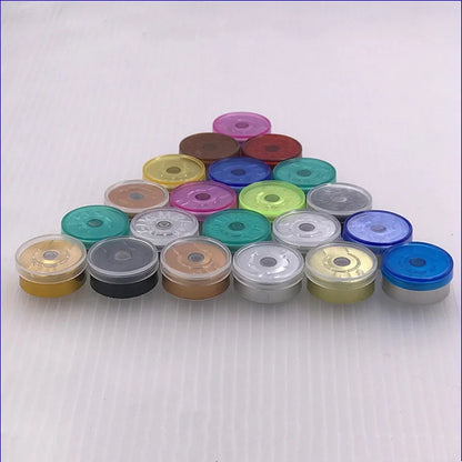 100pcs Glass Vials with Rubber Stopper & Flip-Off Caps – 2ml, 3ml, 5ml, 10ml Aluminum Bottles