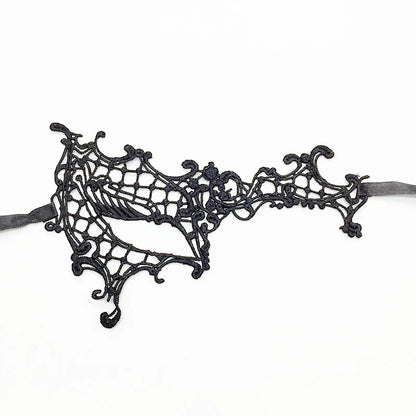 Sexy Lace Eye Mask for Women — Venetian Masquerade, Halloween & Carnival Half-Face Cosplay Party Mask