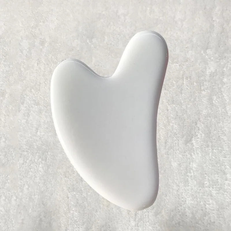Heart Shape Beeswax Gua Sha Massage Tool – SPA Scraping Face Massager & Acupuncture Guasha Board