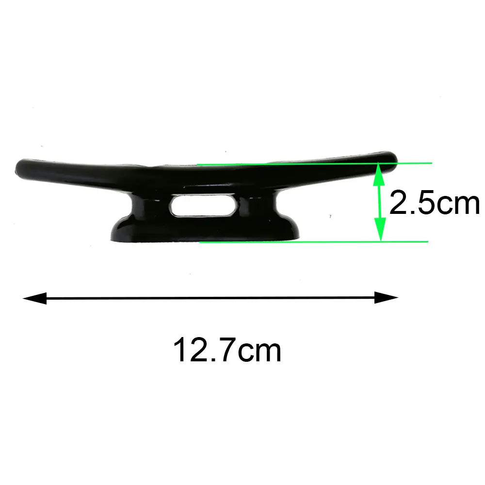 Nylon Plastic Low Flat Cleat – Open Base Cleat for Marine Boat, Yacht Deck Line Rope Tie & Boat Hardware Accessories