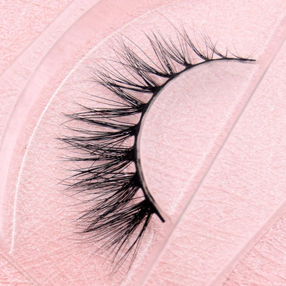 Visofree 3D Mink Eyelashes – Thick Handmade Full Strip Cruelty-Free False Lashes for Makeup M56