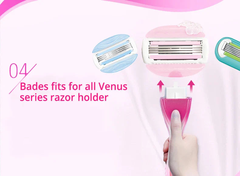 Gillette Venus Safety Razor for Women - 3/5 Blade Shaver for Face, Arms, Legs, and Hair Removal