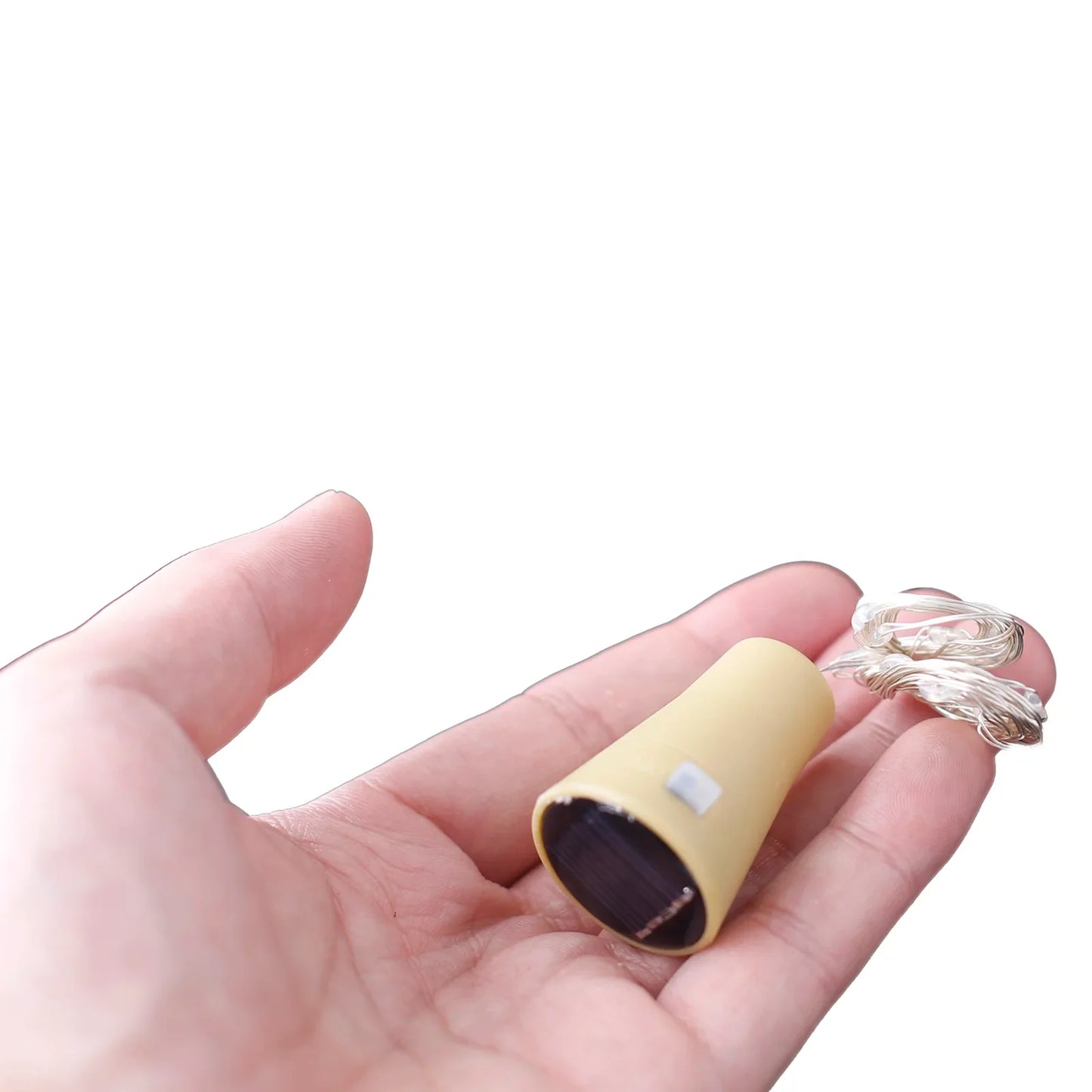Solar Wine Bottle Lights – 10LED/15LED/20LED Cork Shape Fairy Lights, Copper Wire Garland for Christmas & Home Room Decoration