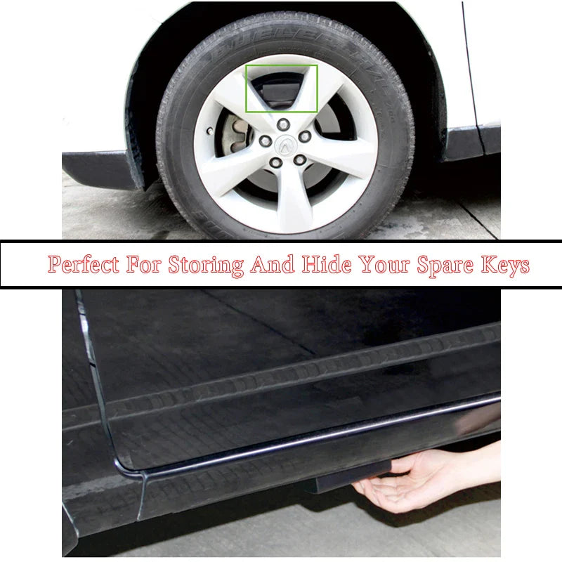 Magnetic Key Safe Box – Hidden Storage for Car Keys & Valuables (Outdoor, Home, Office, Truck, Caravan)