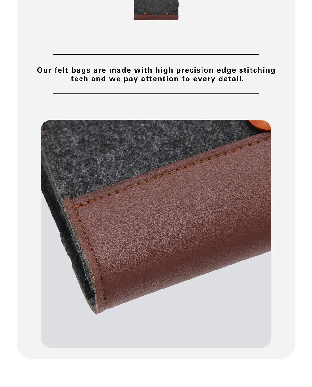 PU Felt Keyboard Carrying Case – Protective Bag for Planck 40%, 60%, 80%, 100%, GH60, XD64, TADA68, TKL 87/104, ANSI, BM60/65/68, Poker Keyboards