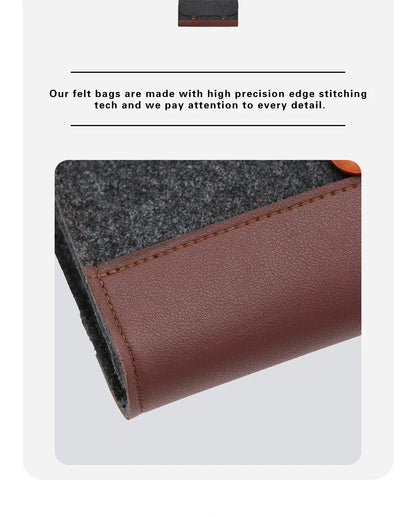 PU Felt Keyboard Carrying Case – Protective Bag for Planck 40%, 60%, 80%, 100%, GH60, XD64, TADA68, TKL 87/104, ANSI, BM60/65/68, Poker Keyboards