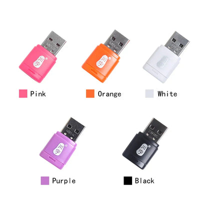 Kawau Micro SD Card Reader 2.0 USB: High Speed Adapter with TF Card Slot C286, Supports up to 128GB - Memory Card Reader for Computer