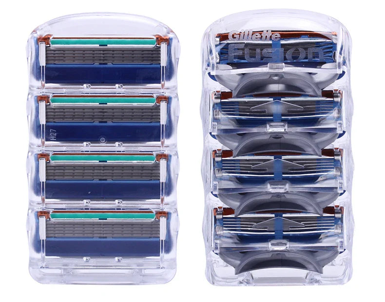 Gillette Fusion 5-Layer Razor Blades for Men - Replacement Shaving Head for Professional Beard Care