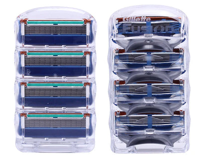 Gillette Fusion 5-Layer Razor Blades for Men - Replacement Shaving Head for Professional Beard Care