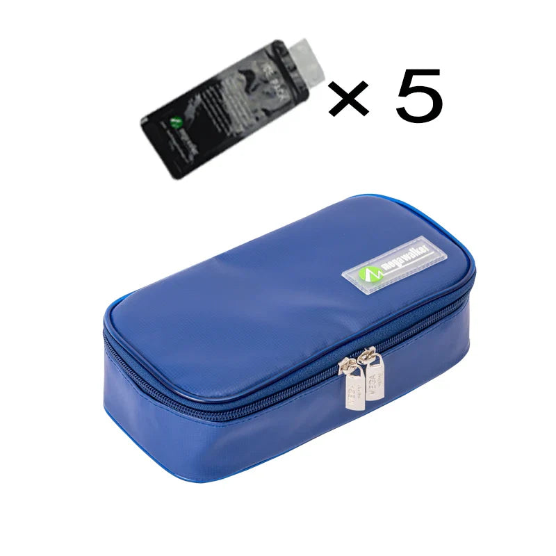 Mega Insulin Cooler Box – Portable Medium-Sized Insulated Travel Case for Diabetics with Nylon Fabric & Aluminum Foil Lining