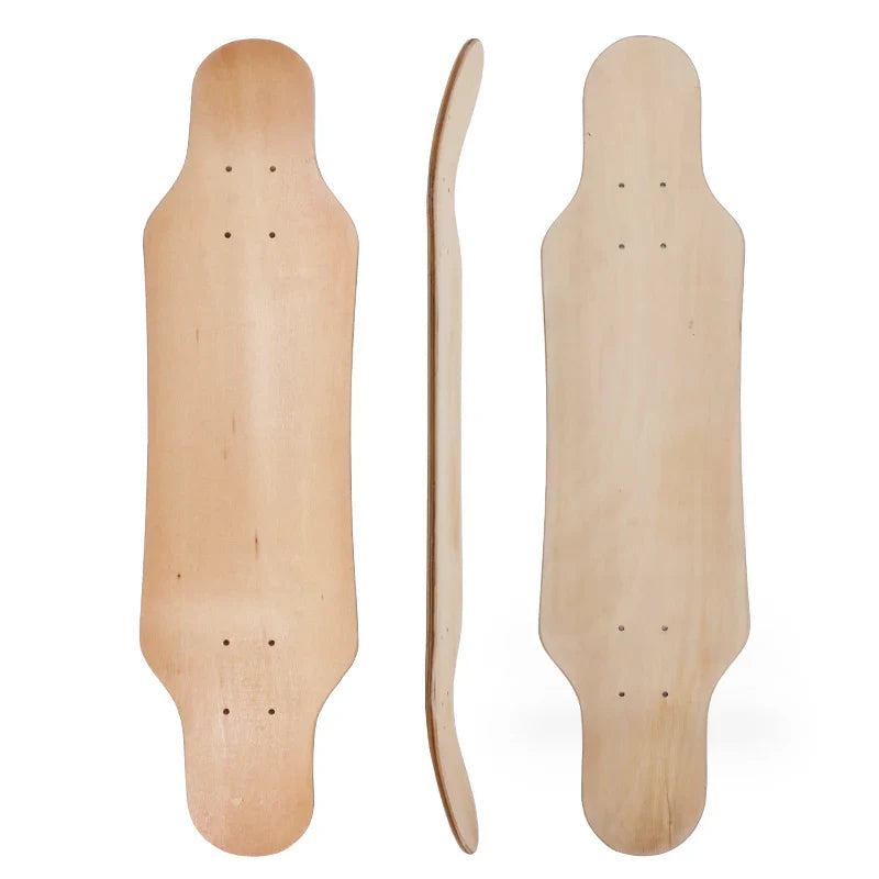 7-9 Layer Maple Skateboard Deck – Double Rocker Mini Cruiser & Dance Board with High Elasticity