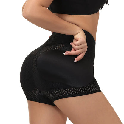 Butt Lifting Hip Enhancer Cushion – Padded Mesh Control Panties for Natural Curves