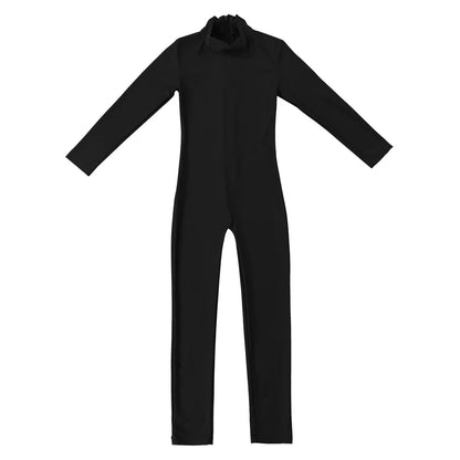 Kids Girls Full Body Gymnastics Bodysuit, Ballet Dance Jersey Leotard, Jumpsuit Sports Unitard, Children Dancewear and Sportswear