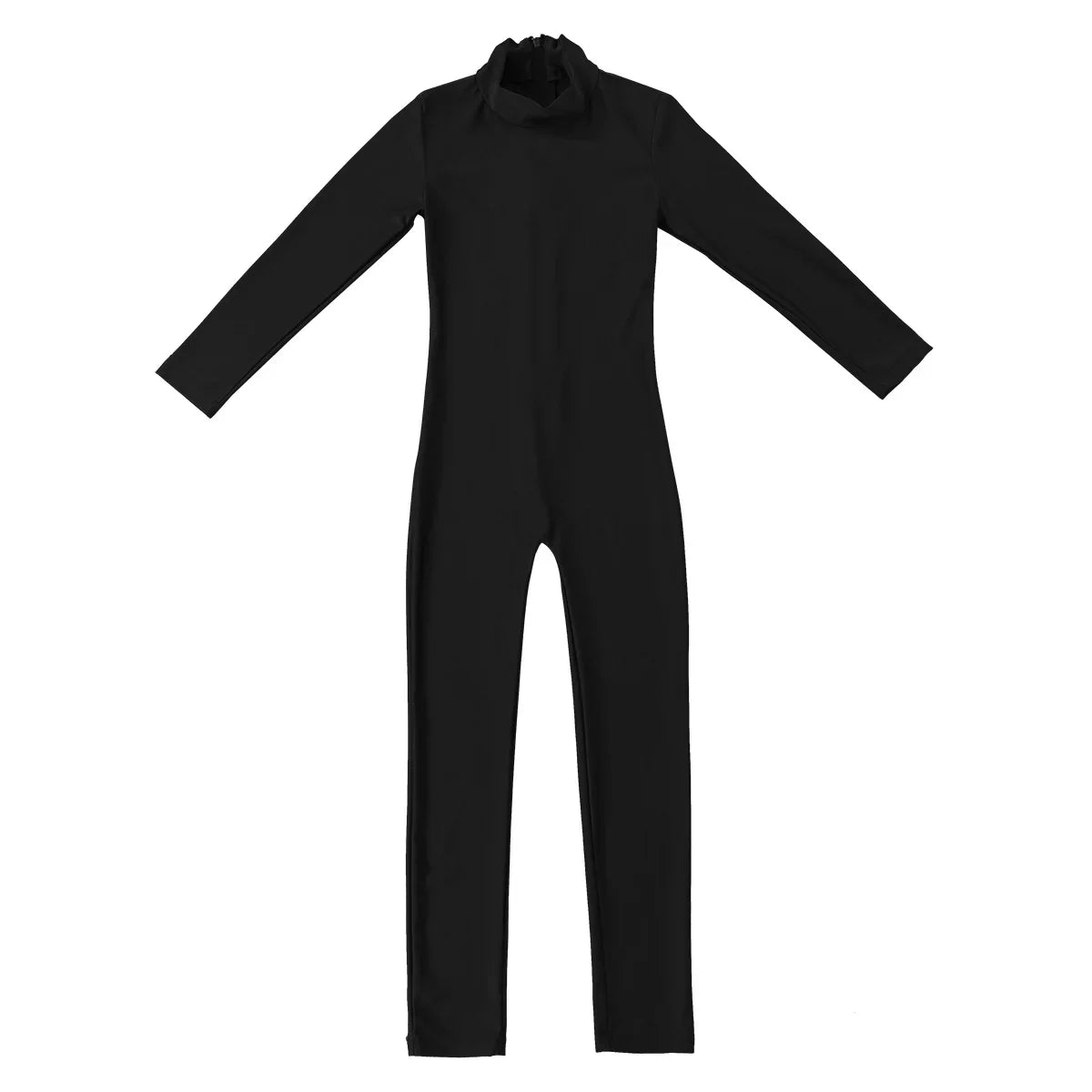 Kids Girls Full Body Gymnastics Bodysuit, Ballet Dance Jersey Leotard, Jumpsuit Sports Unitard, Children Dancewear and Sportswear