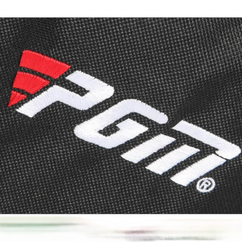 PGM Portable Mini Golf Shoe Bag – Lightweight Nylon Carrier & Golf Ball Holder Pouch with Tee Storage for Sports Accessories