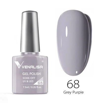 VENALISA 7.5ml HEMA-Free Nail Gel Polish – VIP4 Semi-Permanent Soak-Off UV/LED Gel Varnish, Full Coverage Nail Lacquer
