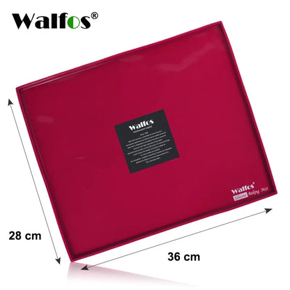 Walfos Food-Grade Silicone Baking Mat – Non-Stick DIY Cake Pad & Oven Liner for Swiss Roll & Bakeware Use