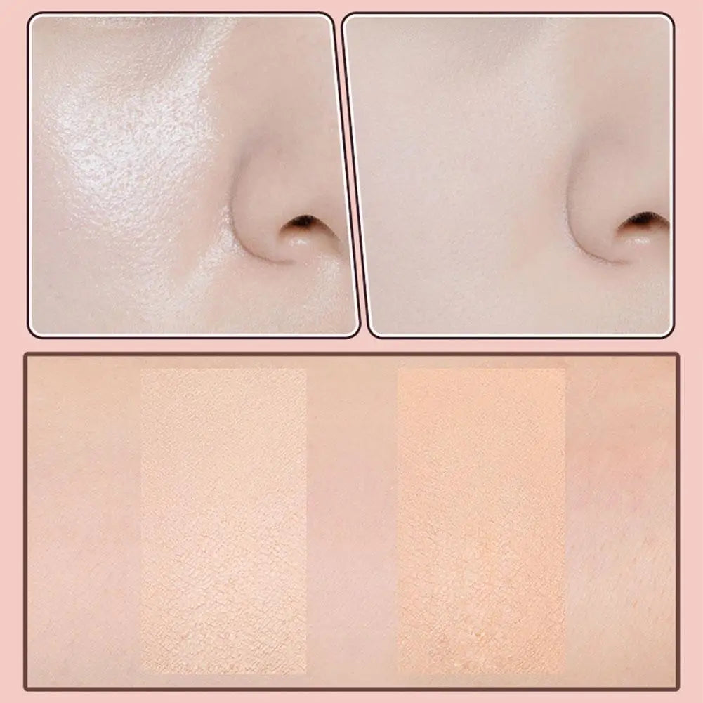 Korean Loose Powder – Full Brightening Concealer, Mineral Face Foundation, Long-Lasting Pressed Compact Makeup Powder