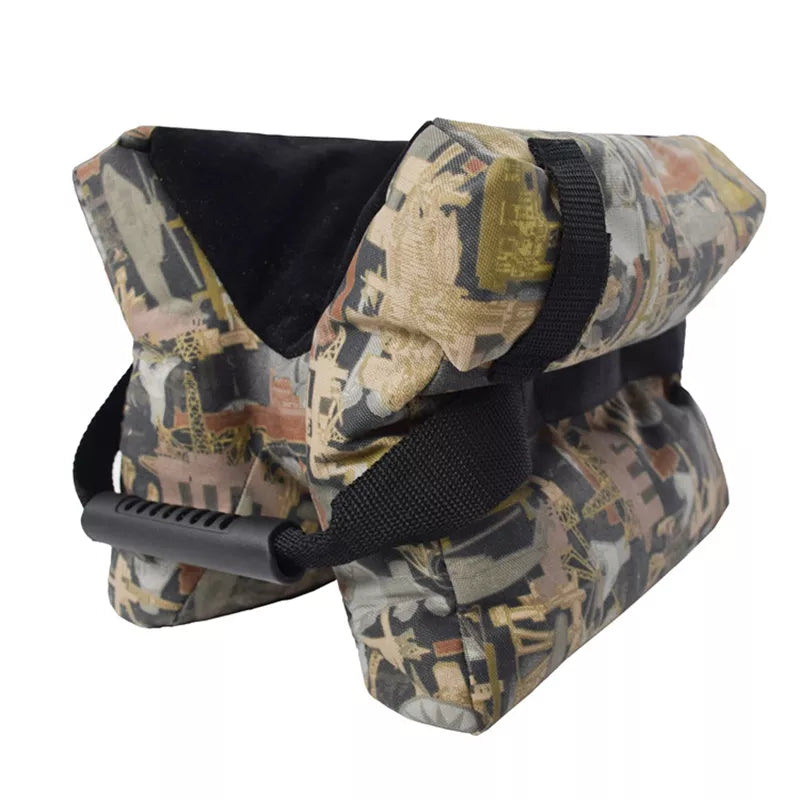 Outdoor Shooting Stand Bag - Tack Driver Gun Rest for Hunting - Rifle Bench Target Sports Accessories ( Unfilled Sand, Green )