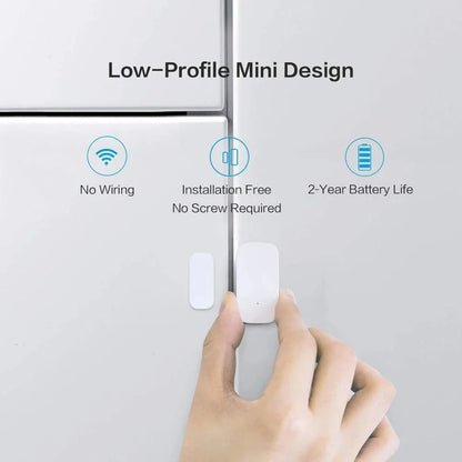 Original Aqara ZigBee Door & Window Sensor – Wireless Smart Home Security, Works with MiHome & HomeKit APP (MCCGQ11LM)