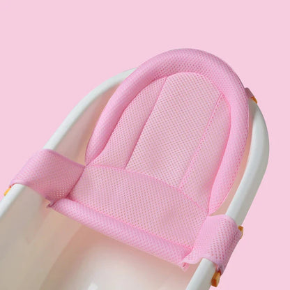 Non-Slip Baby Bath Cushion – Newborn Safety Support Pad & Soft Bathtub Mat