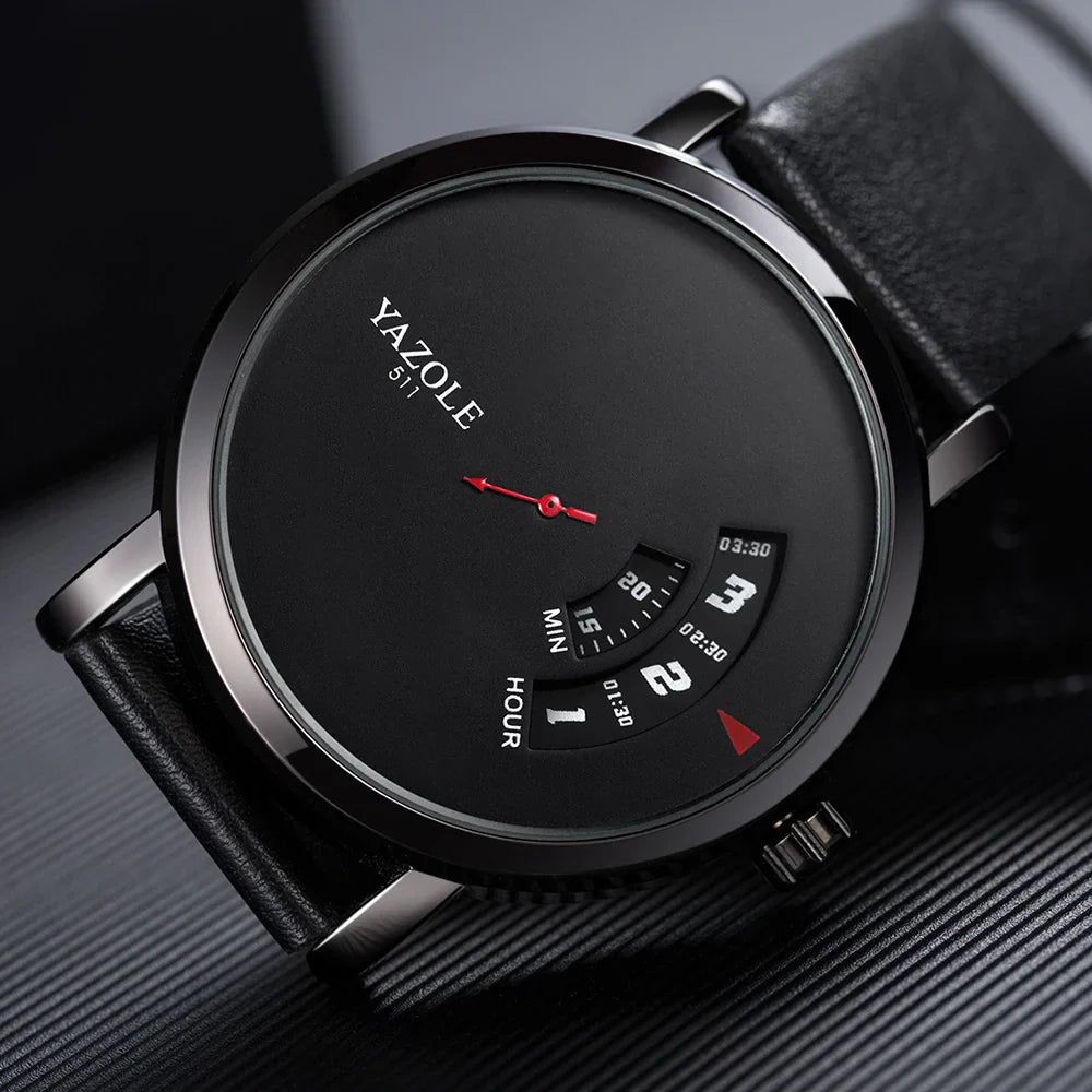 UTHAI CQ57 Men’s Quartz Wrist Watch – Leather Strap, Sport Business Casual, Waterproof, Top Brand, New 2020