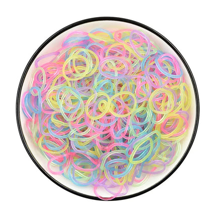 NICE! 600pcs Rainbow Loom Rubber Bands – DIY Bracelet Making Kit for Kids, Hair Ties, Xmas Gift 2021