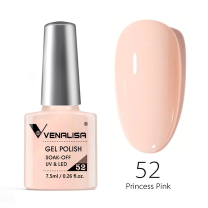 VENALISA 7.5ml HEMA-Free Nail Gel Polish – VIP4 Semi-Permanent Soak-Off UV/LED Gel Varnish, Full Coverage Nail Lacquer