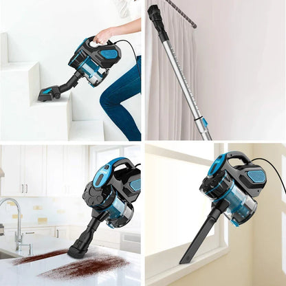 INSE I5 Corded Vacuum Cleaner – 18Kpa Powerful Suction, 600W Motor, Stick & Handheld for Home, Pet Hair & Hard Floors