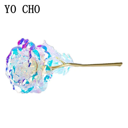 24K Foil Plated Rose Gold Rose — Valentine’s Day & Wedding Forever Love Decorative Gift