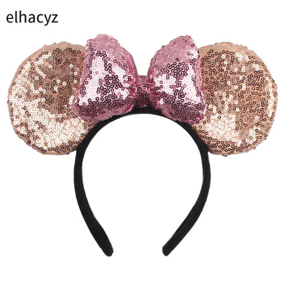 Big Classic Polka Dot Bow Minnie Mouse Ears Headband – Festival & Party Hairband for Women & Girls, Disney Trip Accessories