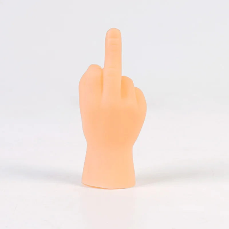 Simulation Mini Silicone Hands – Funny Finger Puppet Toys for Pranks, Cats & Novelty Teasing